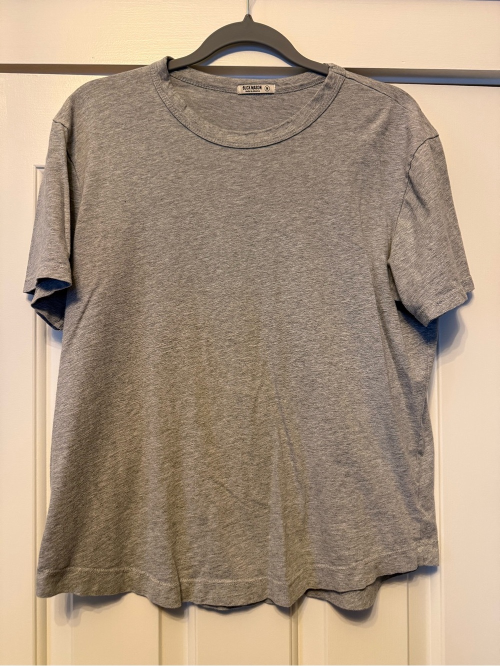 Buck Mason Slub T-Shirt - Gray